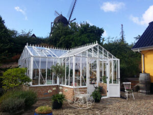 Tuinkamer T classic op muur